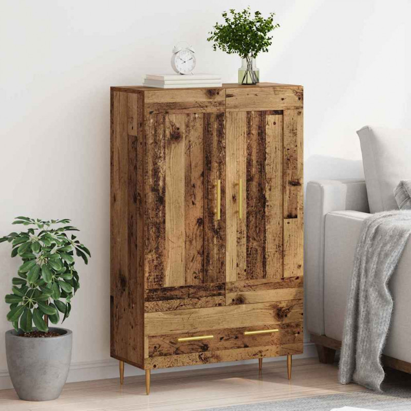 Highboard z szufladą Stare drewno 69,5 x 31 x 115 cm