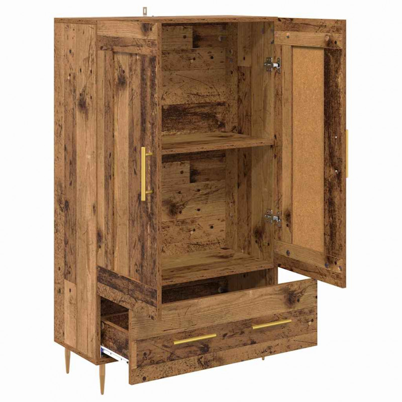 Highboard z szufladą Stare drewno 69,5 x 31 x 115 cm