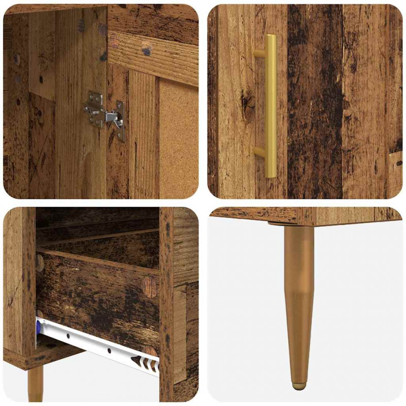 Highboard z szufladą Stare drewno 69,5 x 31 x 115 cm