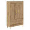 Highboard z szufladą Dąb rzemieślniczy 69,5 x 31 x 115 cm
