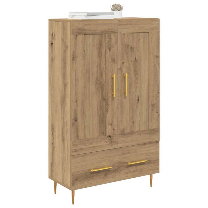 Highboard z szufladą Dąb rzemieślniczy 69,5 x 31 x 115 cm