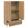 Highboard z szufladą Dąb rzemieślniczy 69,5 x 31 x 115 cm
