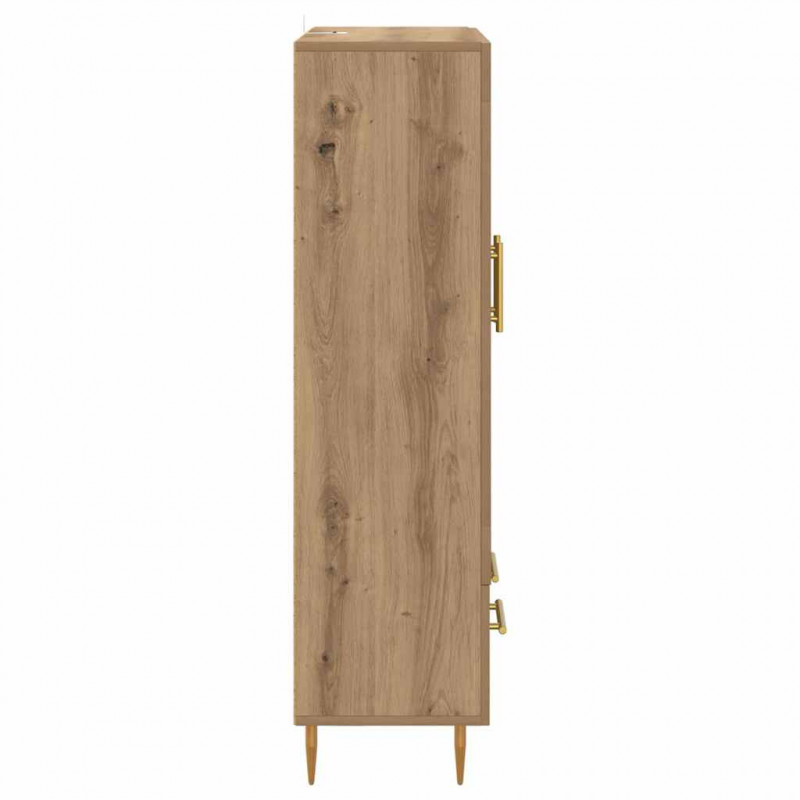 Highboard z szufladą Dąb rzemieślniczy 69,5 x 31 x 115 cm