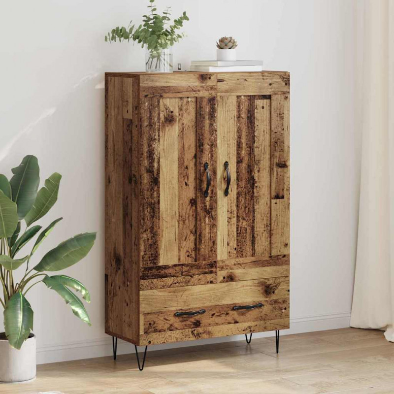 Highboard z szufladą Stare drewno 69,5 x 31 x 115 cm