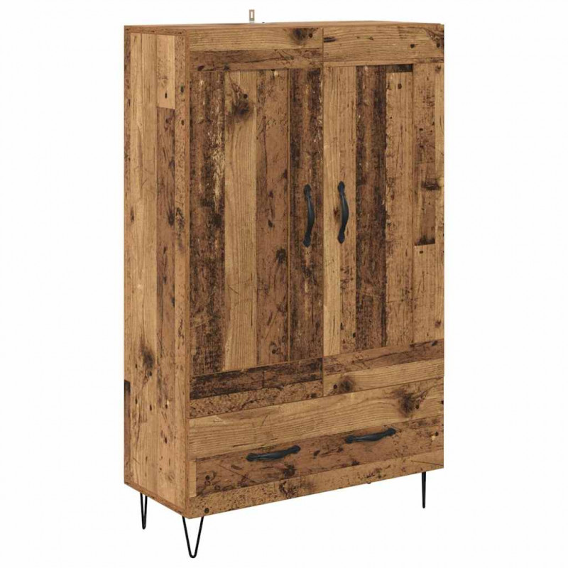 Highboard z szufladą Stare drewno 69,5 x 31 x 115 cm