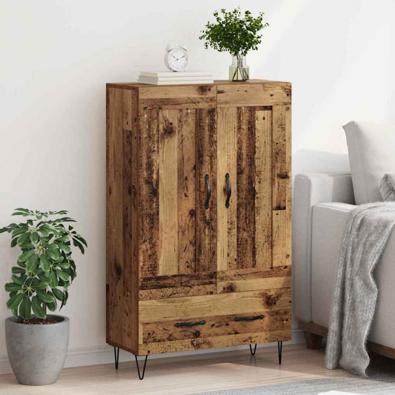 Highboard z szufladą Stare drewno 69,5 x 31 x 115 cm