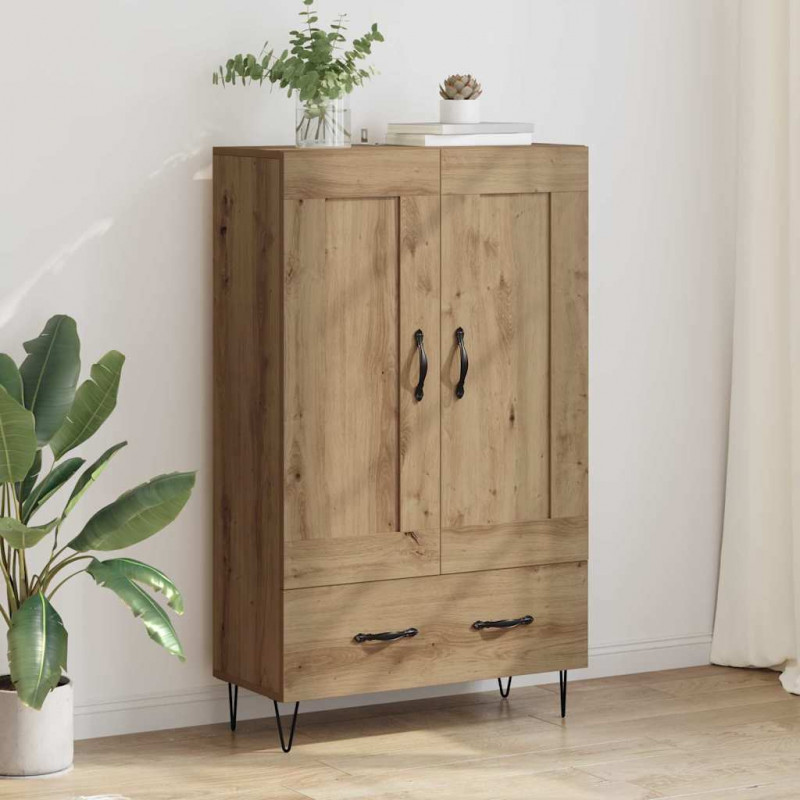 Highboard z szufladą Dąb rzemieślniczy 69,5 x 31 x 115 cm