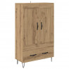 Highboard z szufladą Dąb rzemieślniczy 69,5 x 31 x 115 cm