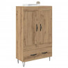 Highboard z szufladą Dąb rzemieślniczy 69,5 x 31 x 115 cm