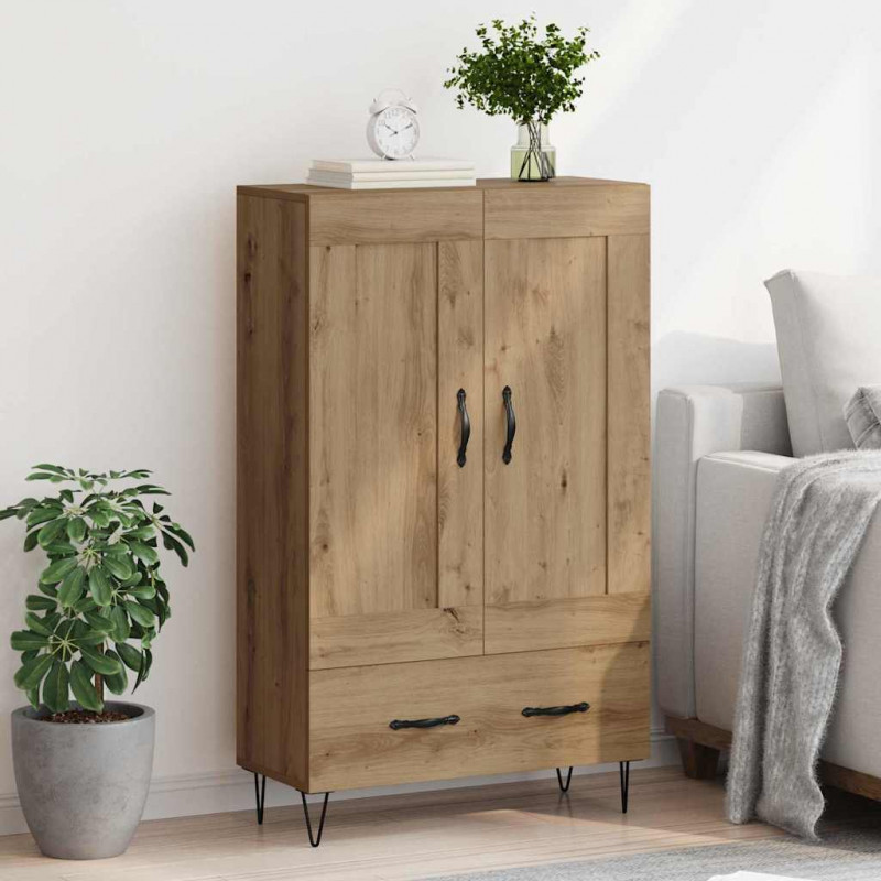 Highboard z szufladą Dąb rzemieślniczy 69,5 x 31 x 115 cm