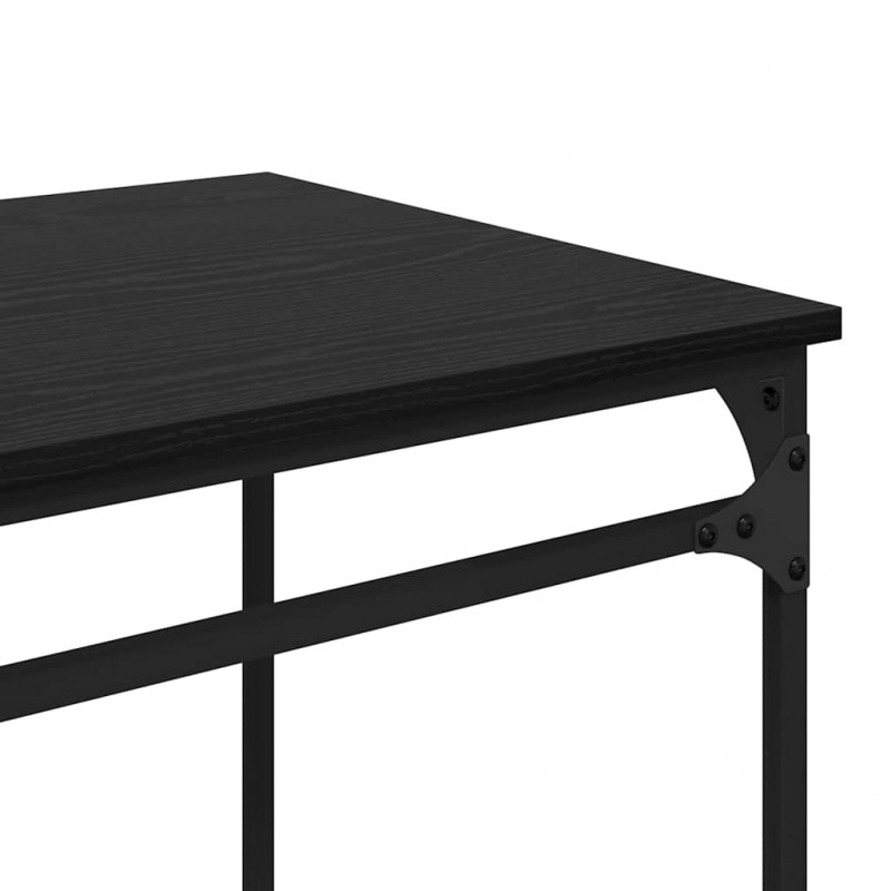 Biurko Czarny Dąb 105 x 50 x 90 cm Materiał drewnopochodny