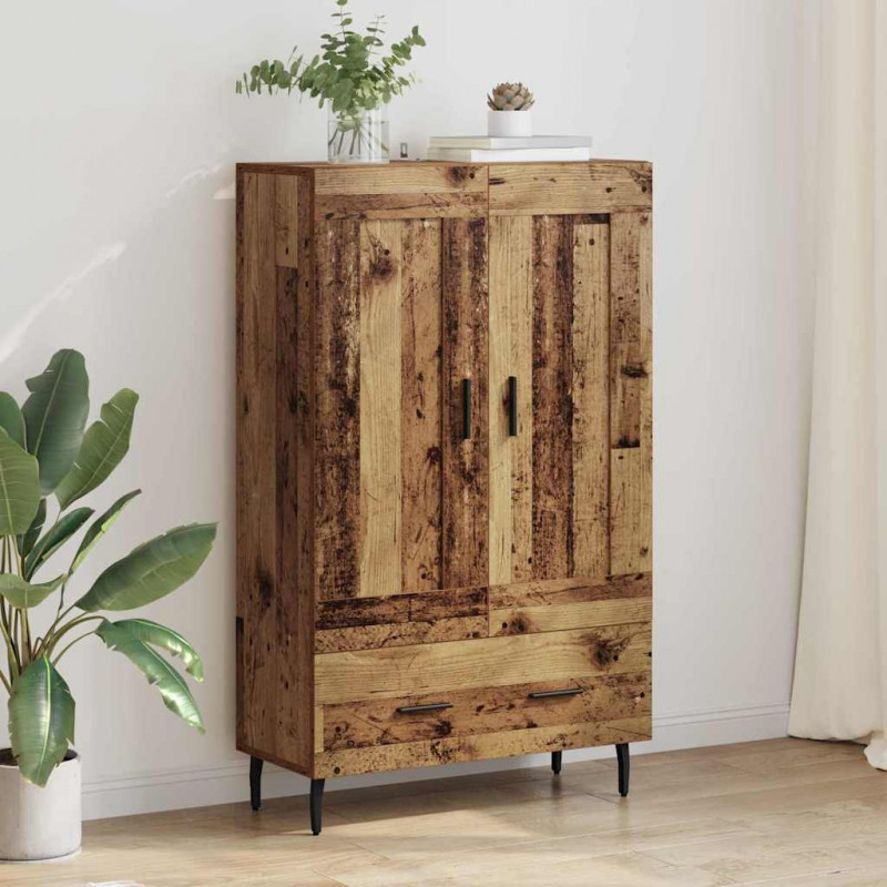 Highboard z szufladą Stare drewno 69,5 x 31 x 115 cm