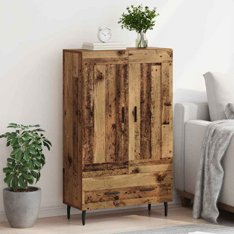 Highboard z szufladą Stare drewno 69,5 x 31 x 115 cm