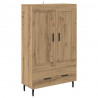 Highboard z szufladą Dąb rzemieślniczy 69,5 x 31 x 115 cm