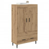 Highboard z szufladą Dąb rzemieślniczy 69,5 x 31 x 115 cm