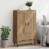 Highboard z szufladą Dąb rzemieślniczy 69,5 x 31 x 115 cm