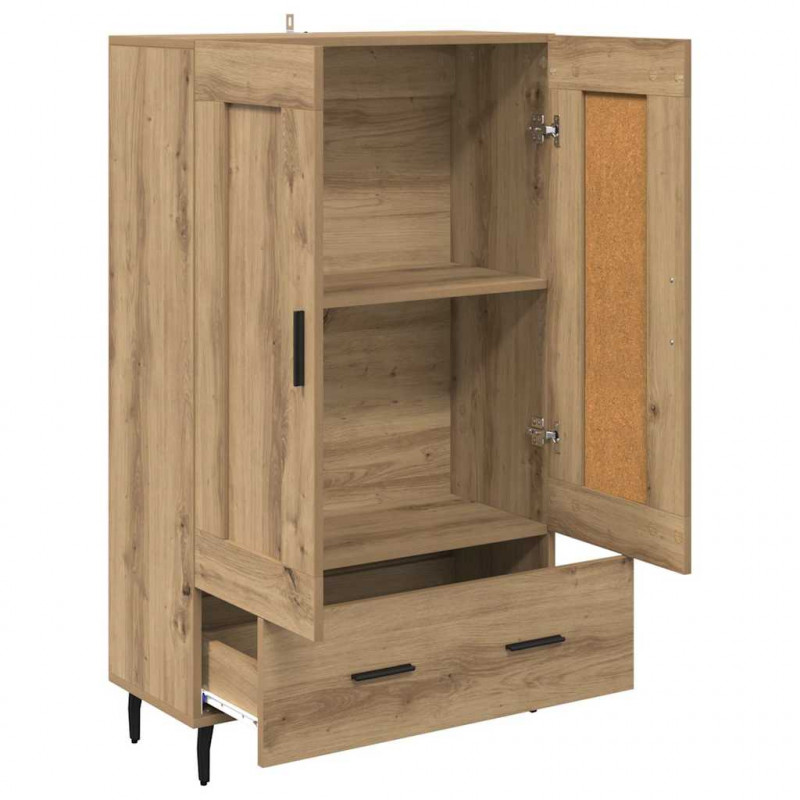 Highboard z szufladą Dąb rzemieślniczy 69,5 x 31 x 115 cm