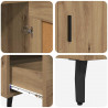 Highboard z szufladą Dąb rzemieślniczy 69,5 x 31 x 115 cm