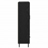 Highboard Czarny Dąb 69,5 x 31 x 115 cm Materiał drewnopochodny