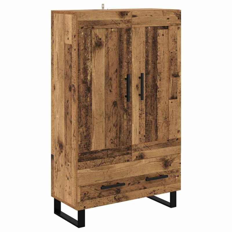 Highboard z szufladą Stare drewno 69,5 x 31 x 115 cm