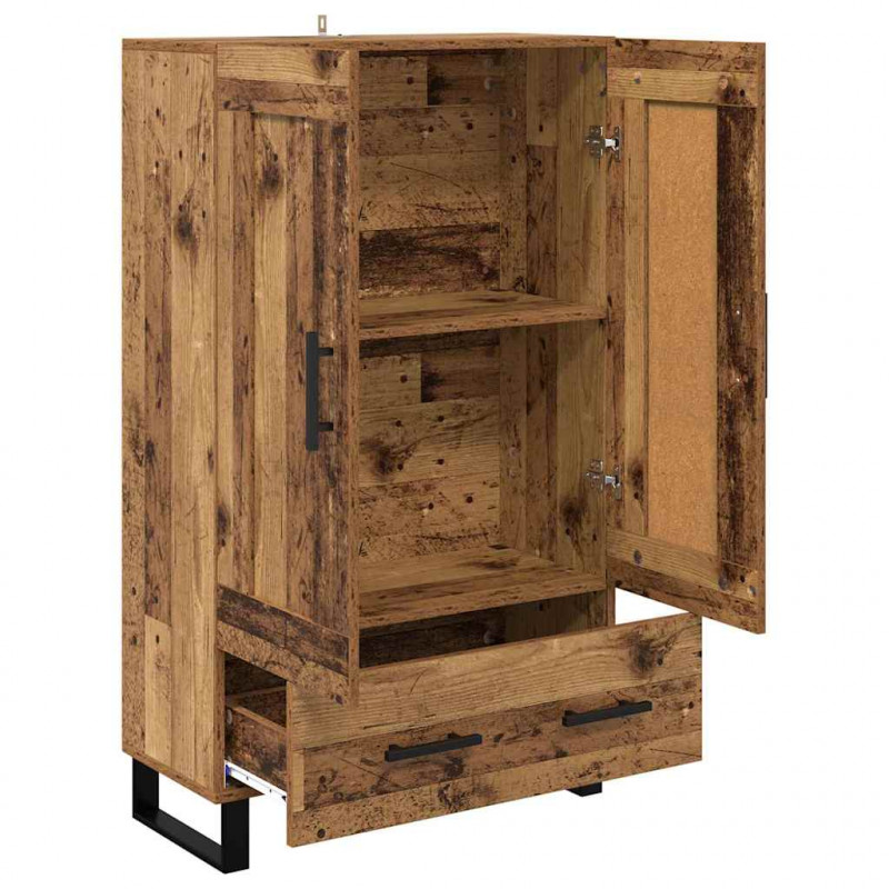 Highboard z szufladą Stare drewno 69,5 x 31 x 115 cm
