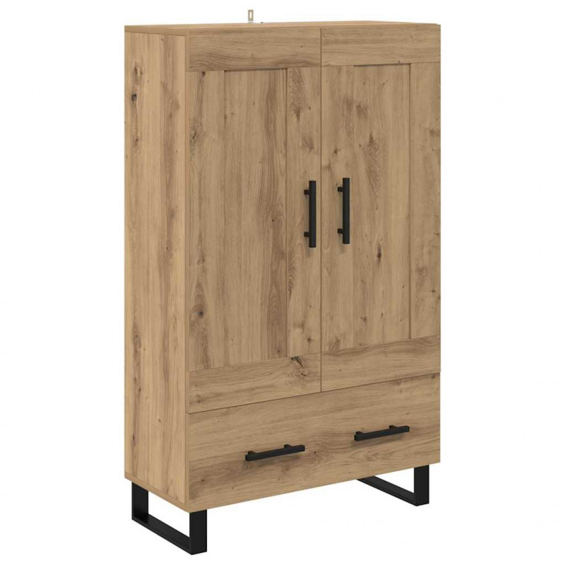 Highboard z szufladą Dąb rzemieślniczy 69,5 x 31 x 115 cm