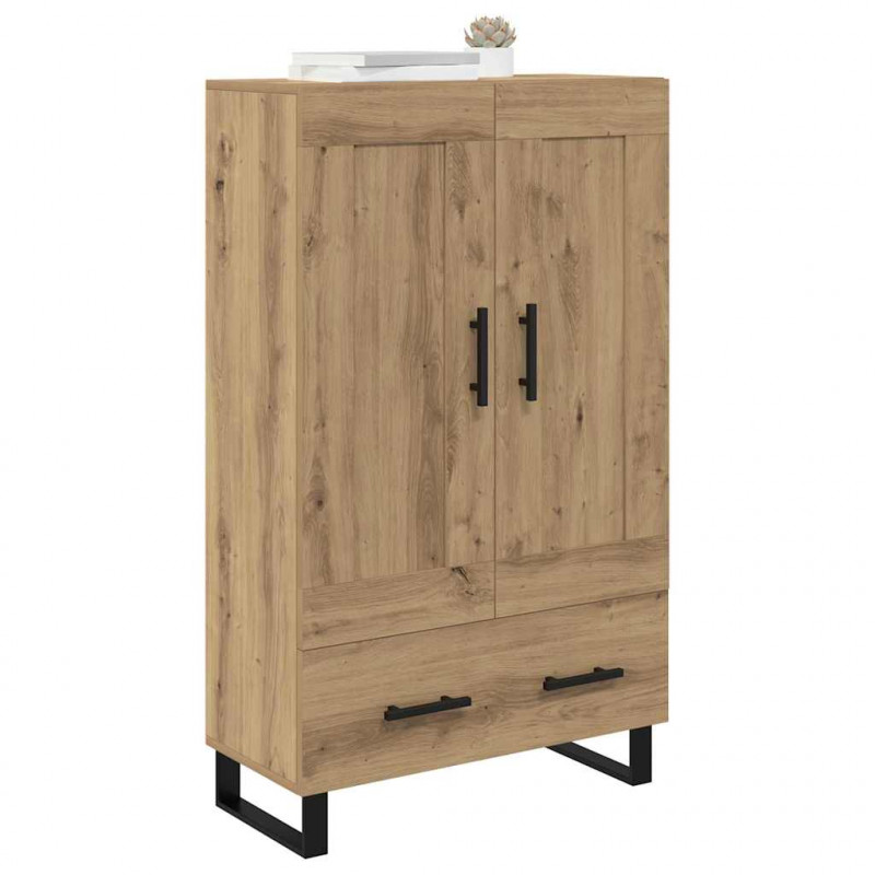 Highboard z szufladą Dąb rzemieślniczy 69,5 x 31 x 115 cm