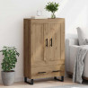 Highboard z szufladą Dąb rzemieślniczy 69,5 x 31 x 115 cm