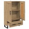 Highboard z szufladą Dąb rzemieślniczy 69,5 x 31 x 115 cm