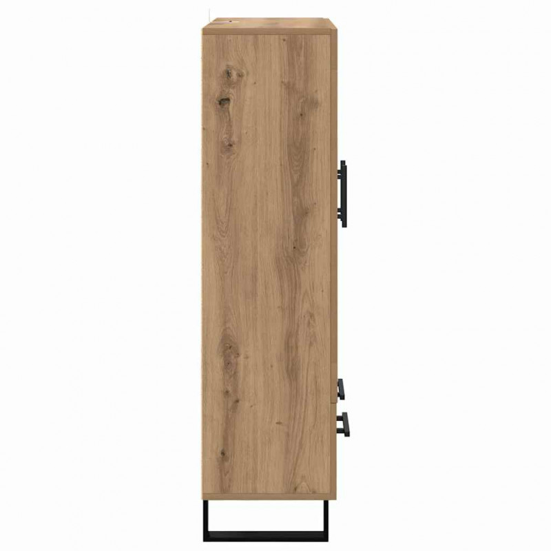 Highboard z szufladą Dąb rzemieślniczy 69,5 x 31 x 115 cm