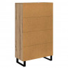 Highboard z szufladą Dąb rzemieślniczy 69,5 x 31 x 115 cm