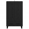 Highboard Czarny Dąb 69,5 x 31 x 115 cm Materiał drewnopochodny