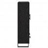 Highboard Czarny Dąb 69,5 x 31 x 115 cm Materiał drewnopochodny