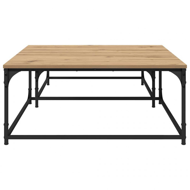 Stolik kawowy 2 pcs Dąb rzemieślniczy Materiał drewnopochodny