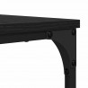 Stolik kawowy 2 pcs Czarny Dąb Materiał drewnopochodny
