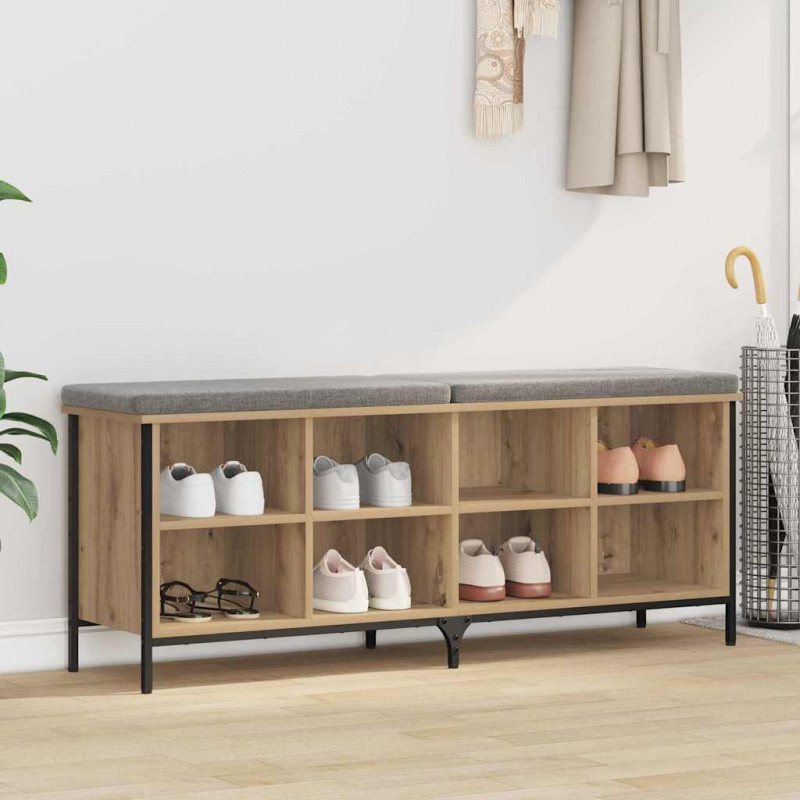 Szafka na buty z półką Dąb rzemieślniczy 131 x 35 x 50 cm