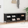 Szafka na buty z półką Czarny Dąb 131 x 35 x 50 cm
