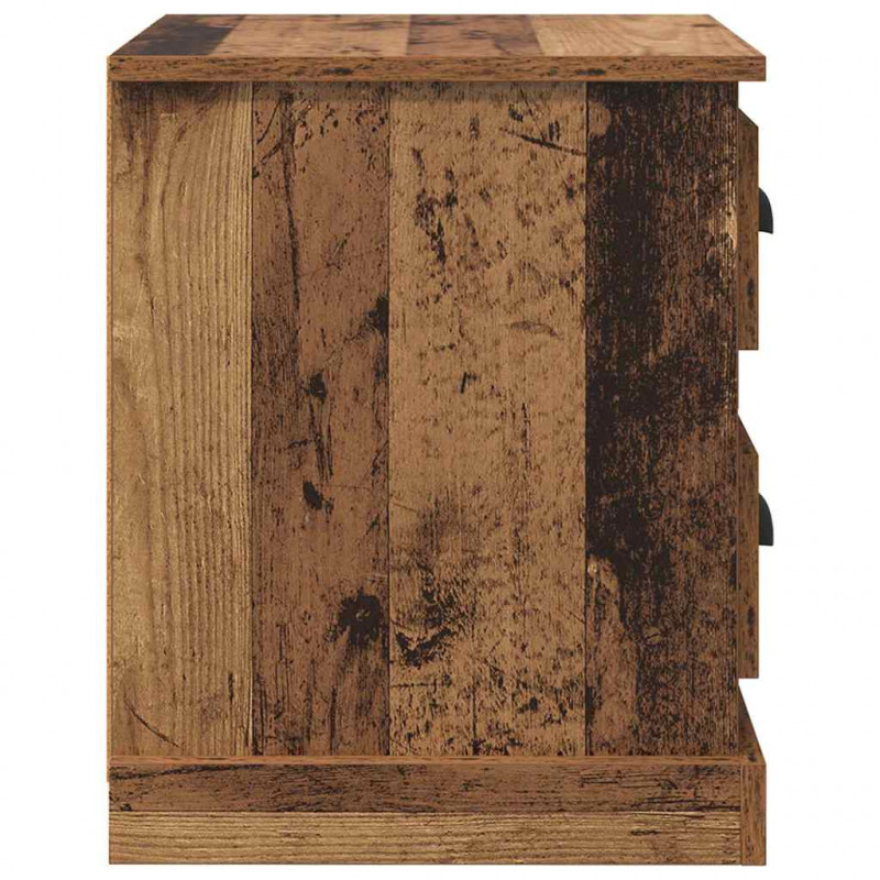Szafka Nocna z szufladą 2 pcs Stare drewno 39 x 39 x 47.5 cm