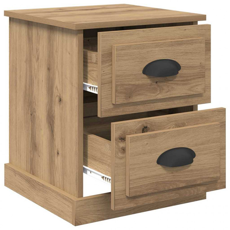 Szafka Nocna 2 pcs Dąb rzemieślniczy 39 x 39 x 47.5 cm