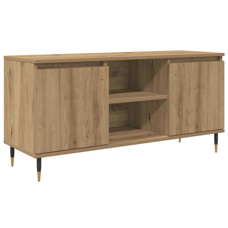 Szafka pod telewizor Dąb rzemieślniczy 104 x 35 x 50 cm