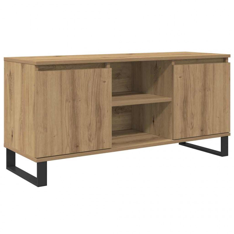 Szafka pod telewizor Dąb rzemieślniczy 104 x 35 x 50 cm
