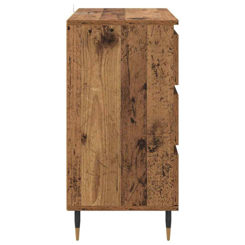 Bufet Stare drewno 60 x 35 x 70 cm Materiał drewnopochodny