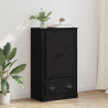 Highboard z szufladą Czarny Dąb 60 x 35,5 x 103,5 cm