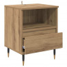 Szafka Nocna z szufladą 2 pcs Dąb rzemieślniczy 40 x 35 x 50 cm