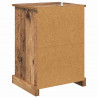 Szafka Nocna z szufladą 2 pcs Stare drewno 36 x 43 x 60 cm
