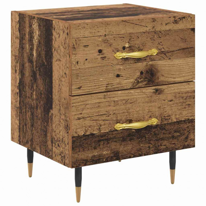 Szafka Nocna z szufladą 2 pcs Stare drewno 40 x 35 x 47,5 cm