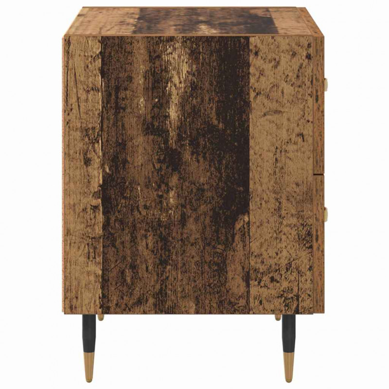 Szafka Nocna z szufladą 2 pcs Stare drewno 40 x 35 x 47,5 cm