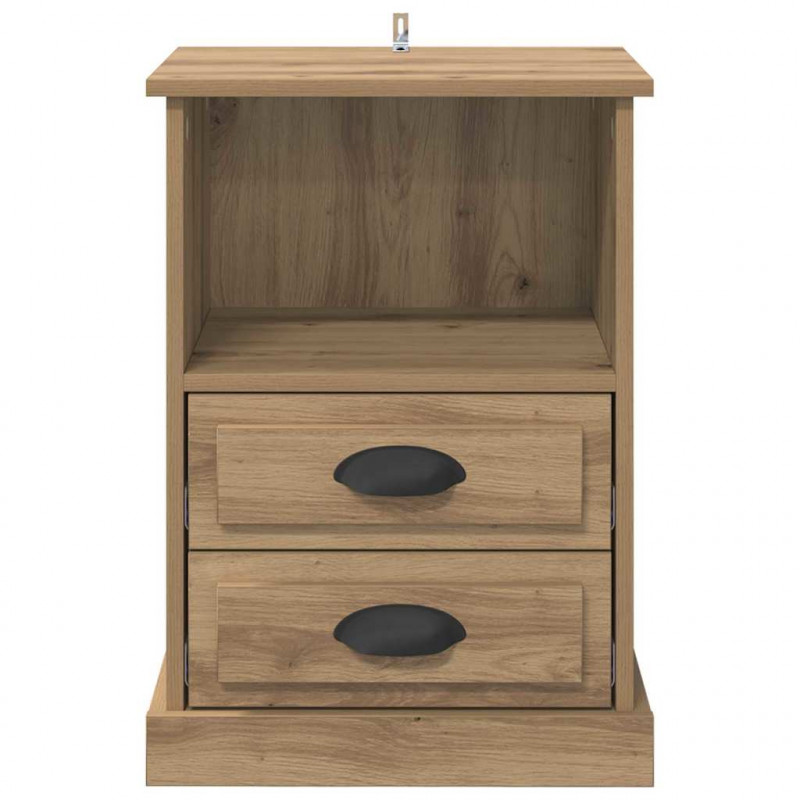 Szafka Nocna z szufladą 2 pcs Dąb rzemieślniczy 36 x 43 x 60 cm