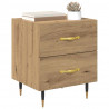 Szafka Nocna 2 pcs Dąb rzemieślniczy 40 x 35 x 47,5 cm