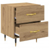 Szafka Nocna 2 pcs Dąb rzemieślniczy 40 x 35 x 47,5 cm